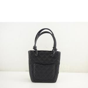 Chanel Bag Small Tote Black Line Cambon